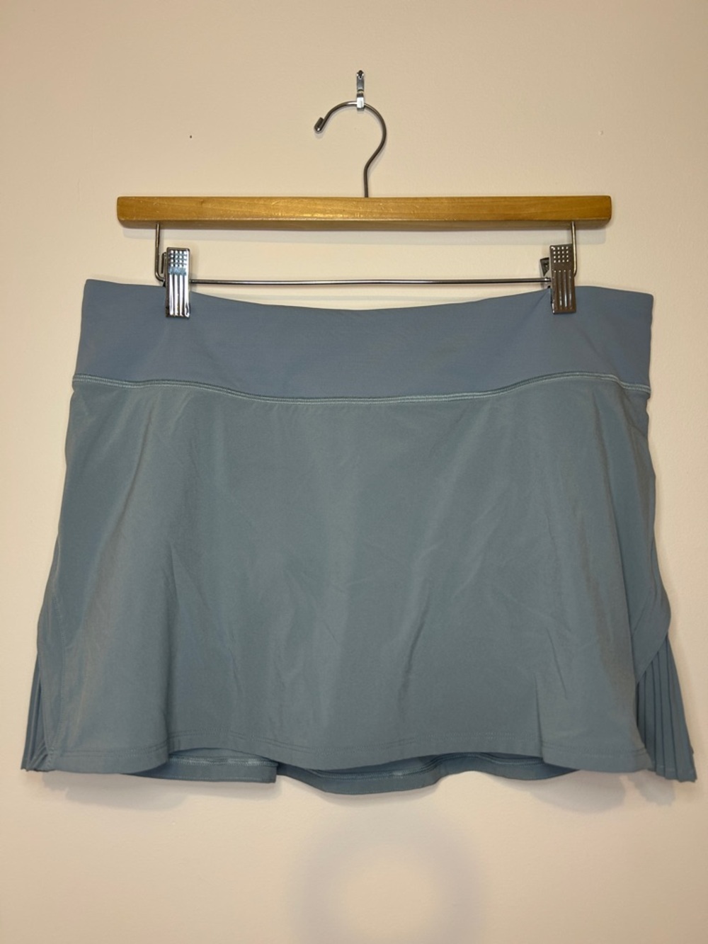 Lululemon Play Off the Pleats Skirt Blue Cast Size 10 Athletic Tennis Skirt - Picture 2 of 7